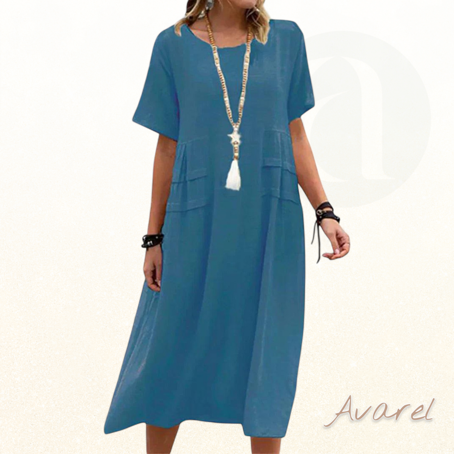 Modische Damenkleider im Casual-Stil mit Kurzarm und Rundhalsausschnitt fĂŒr einen atemberaubenden Look