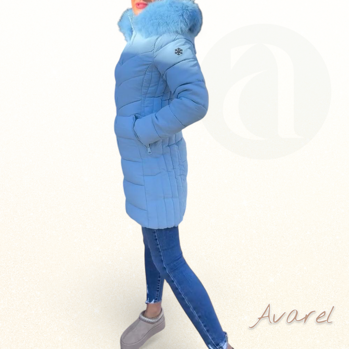 Bequemi ewazwärti wattieri Jacke mit Reissverschluss und praktische Tasche