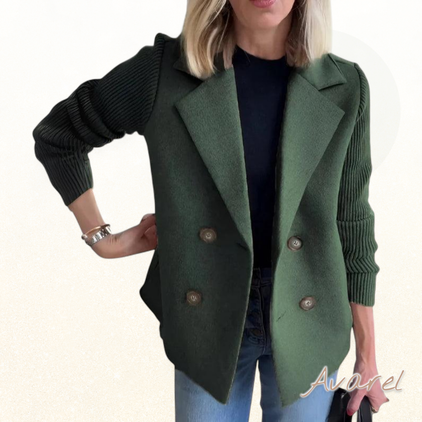 Sweater Blazer Velin im modische Look für e einzigartigs Erscheinig