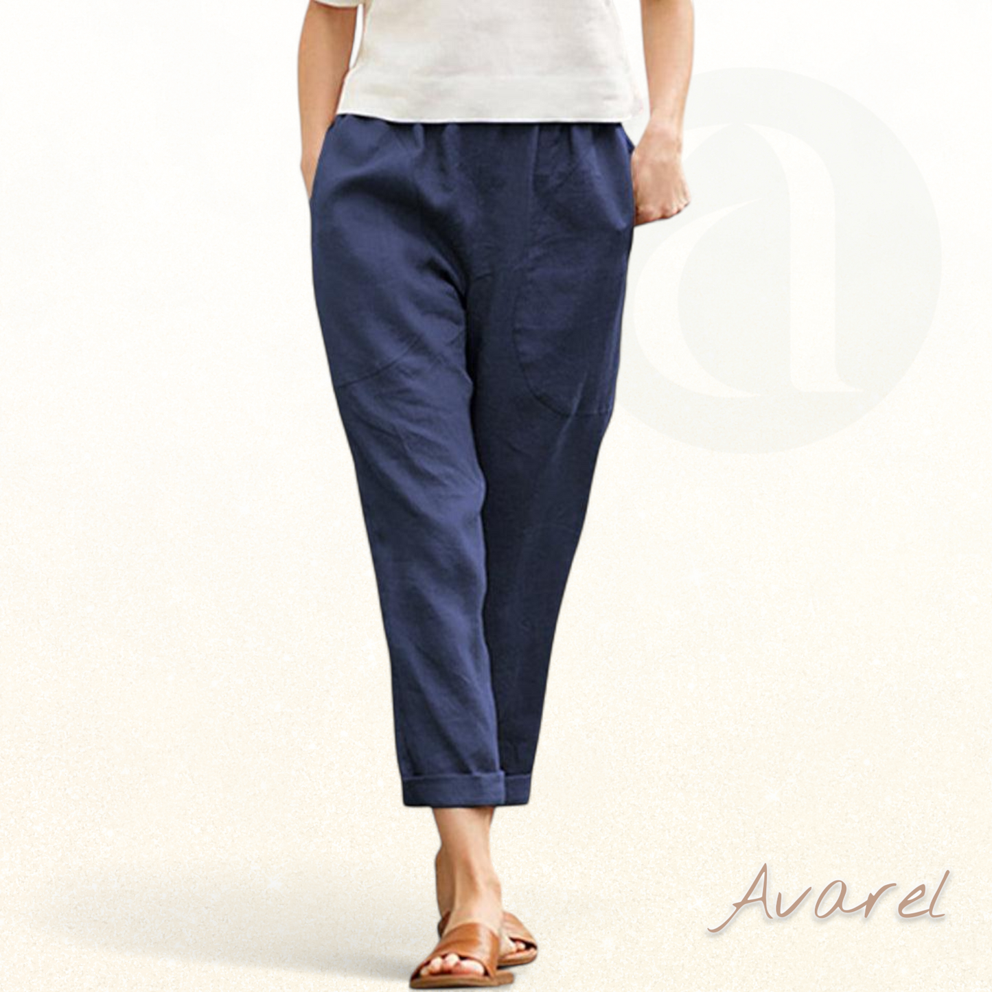 Hochwärtigi Buumwollhose für maximale Komfort