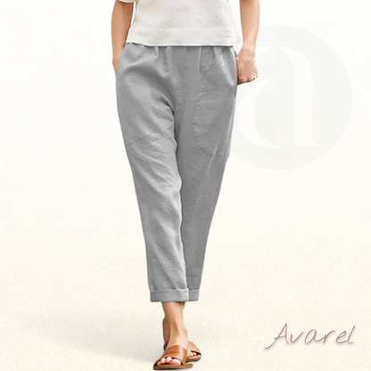 Hochwärtigi Buumwollhose für maximale Komfort