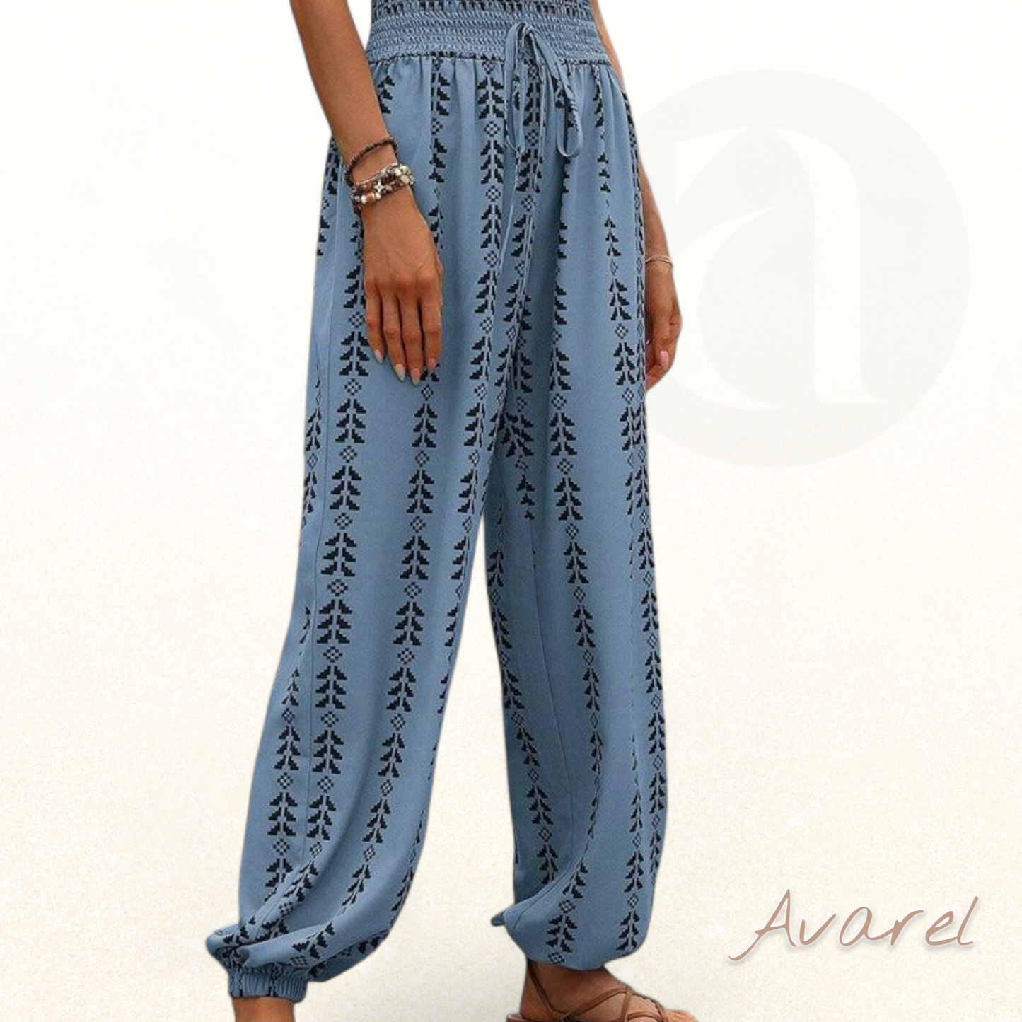 Bequemi Casual Bloomers mit moderne geometrischs Druckdesign