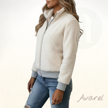 Modisch Stehkragenjacke mit praktischem Reißverschluss und stilvollem Design