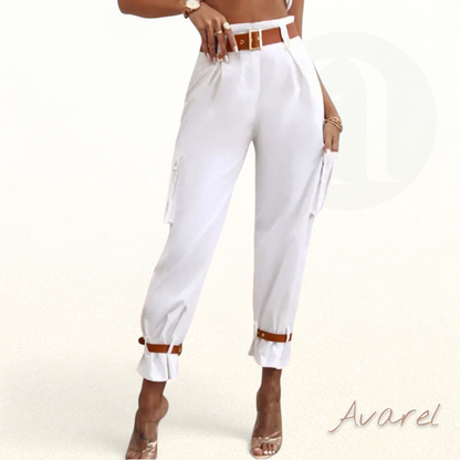 Bequemi Cargohose mit stilvolle einfarbige Taschen