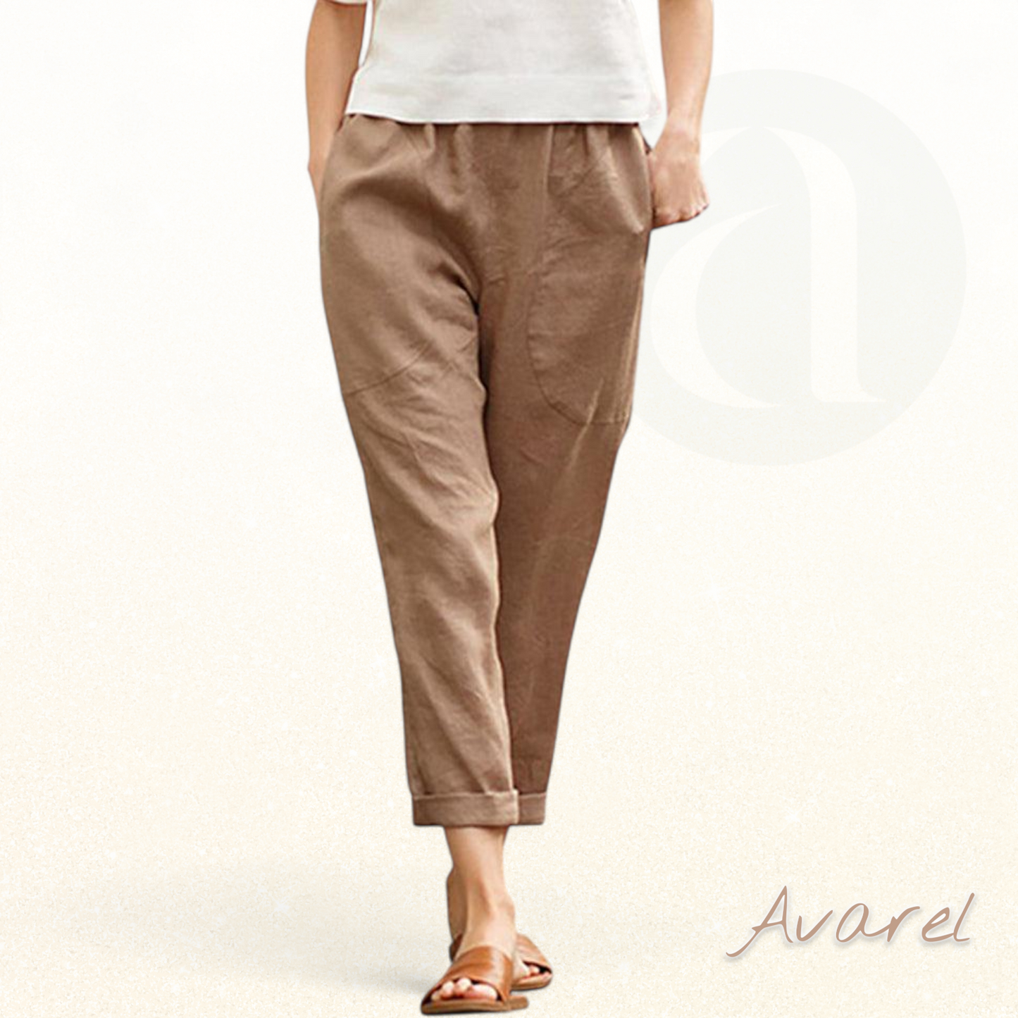 Hochwärtigi Buumwollhose für maximale Komfort