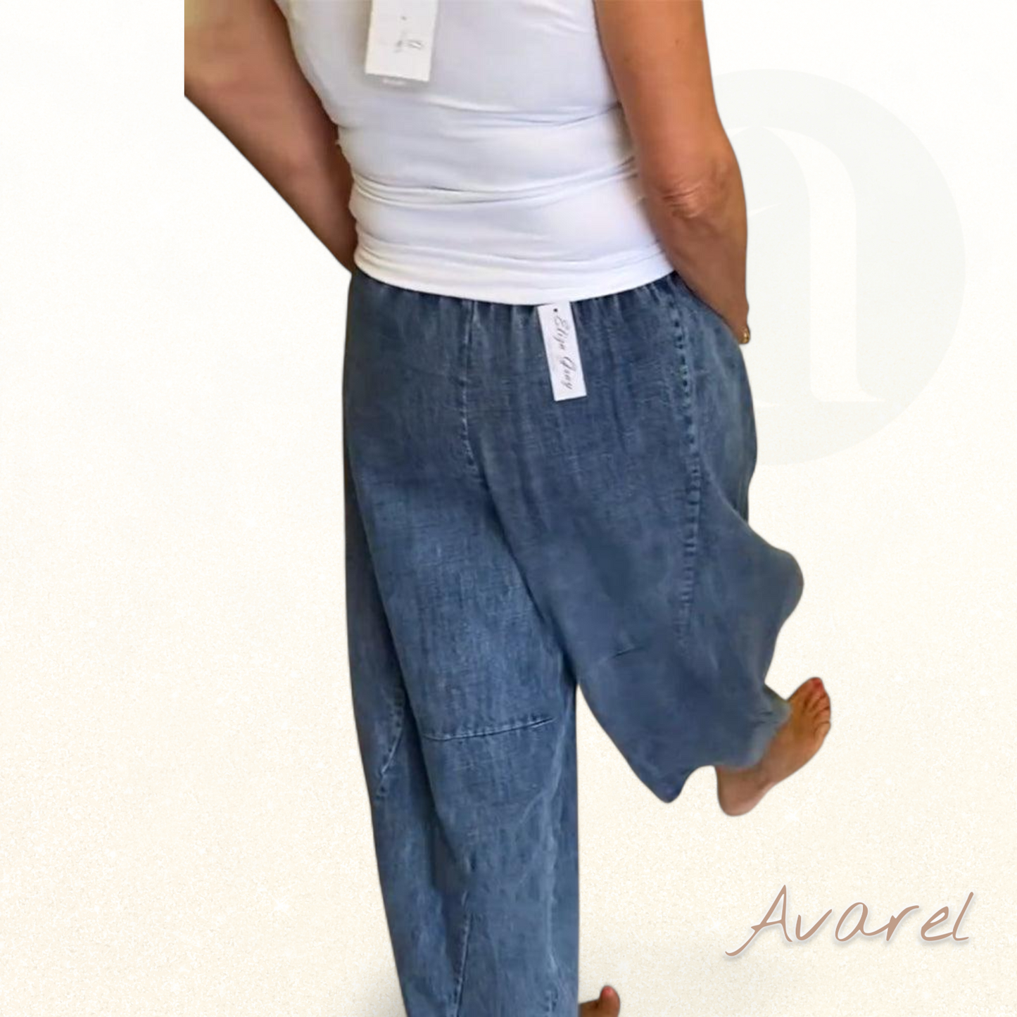 Lässigi Jeans mit elastische Bund für maximale Komfort