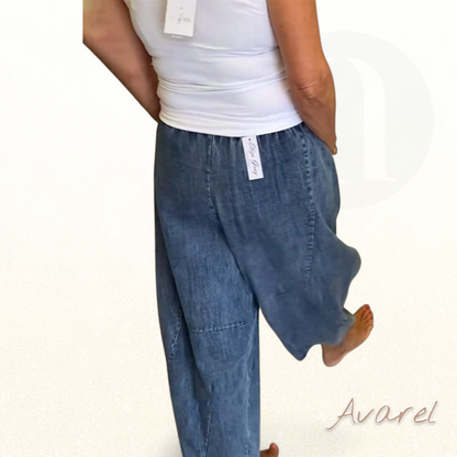 Lässigi Jeans mit elastische Bund für maximale Komfort