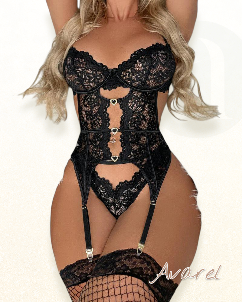 Verführerischer sexy Spitze Einteiler für unvergässliche Momänt