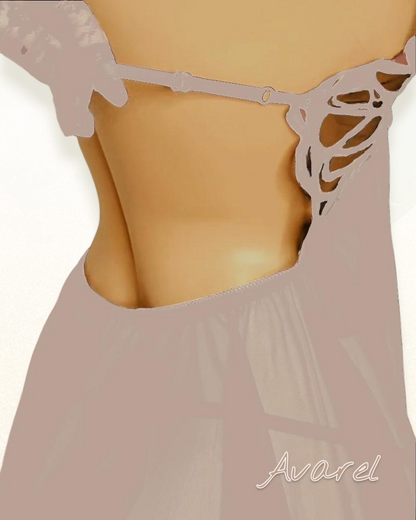 Chic und bequem Übergrössen-Nachthemd für erholsame Schlaaf