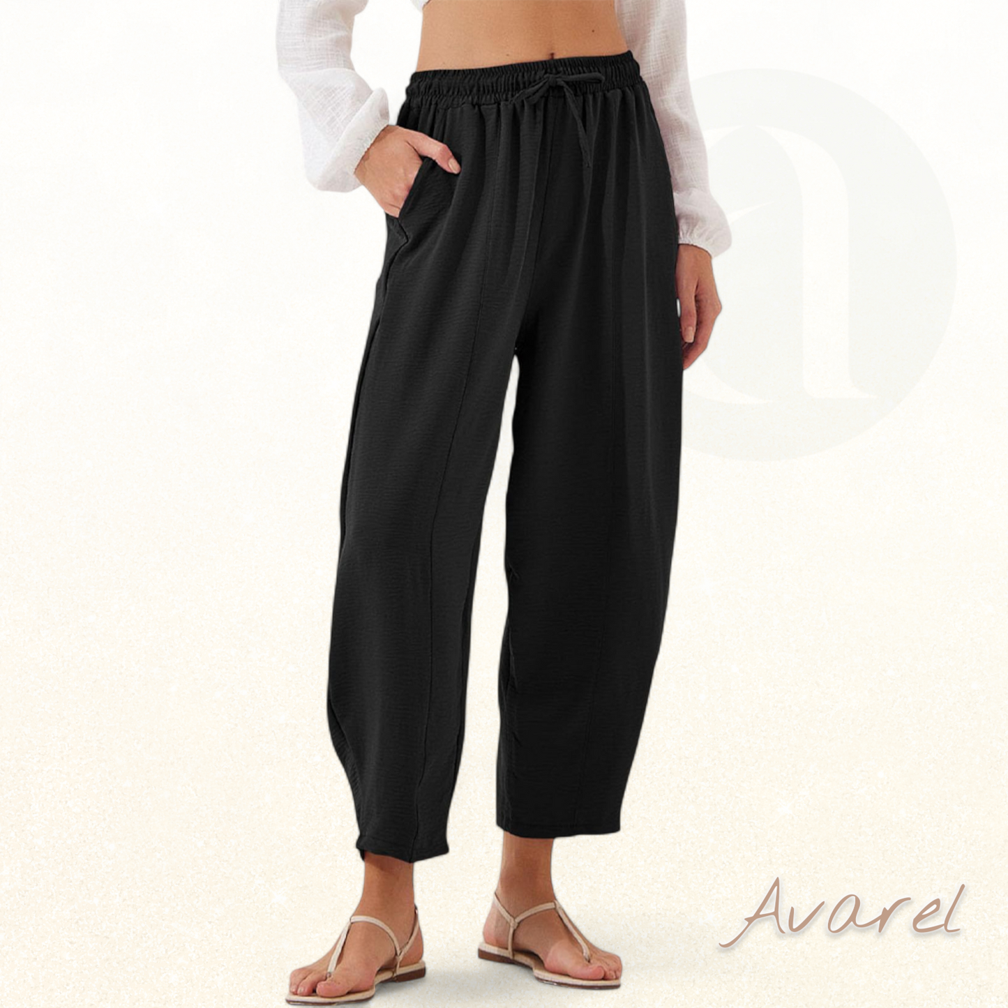 Locker Hosen mit Kordel und praktische Täsch