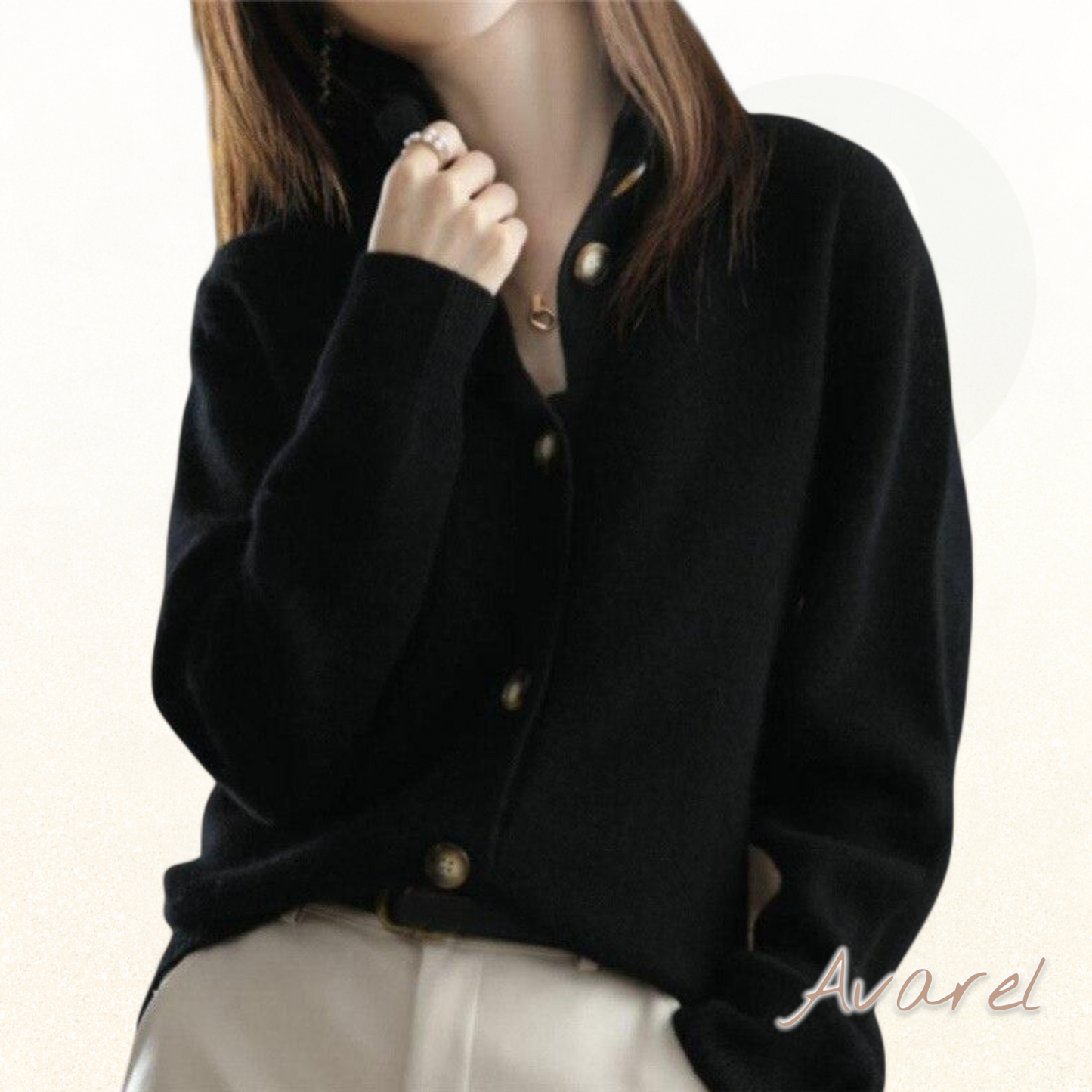 Morona Damen Wärmendi und Bequemi Stricklederjacke - Stylischi und Kuscheligi Outerwear