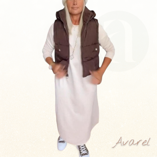 Stilvolle eifarbige Westemantel mit bequemere Kapuuz