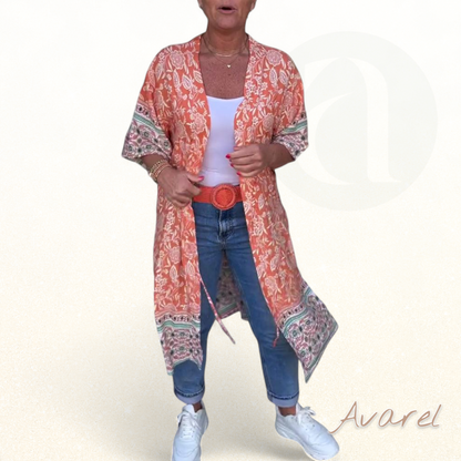 Stylischer Bedruckter Urlaub-Standmantel Für Dr Perfäkte Strandlook