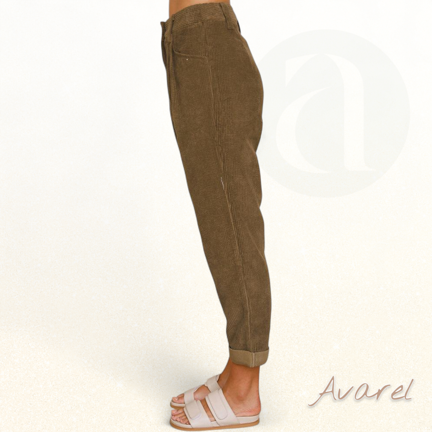 Eleganti geradi Passform Hose mit hohe Taille für en styliche Look