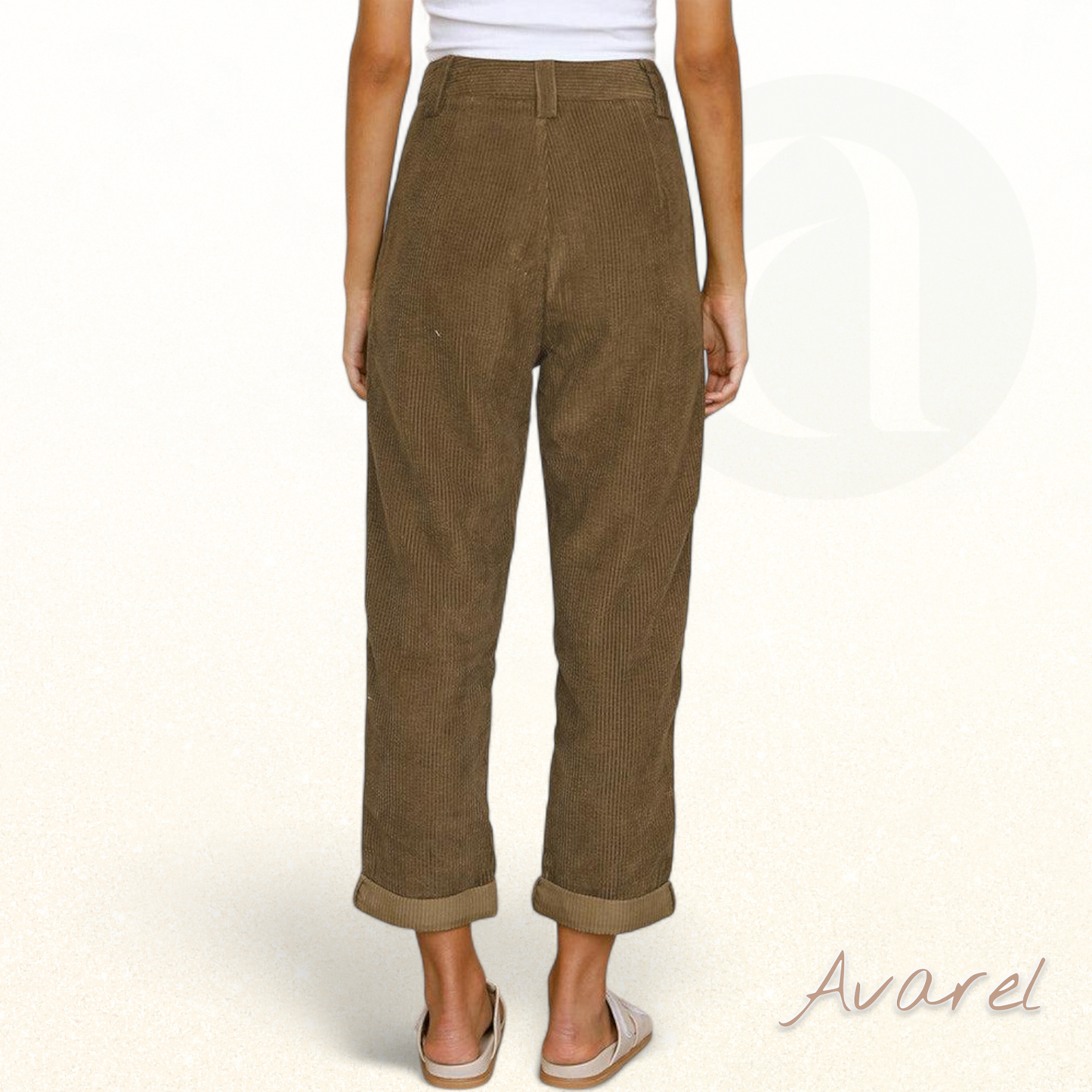 Eleganti geradi Passform Hose mit hohe Taille für en styliche Look