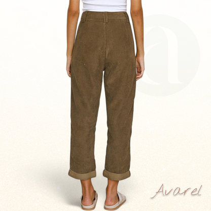 Eleganti geradi Passform Hose mit hohe Taille für en styliche Look