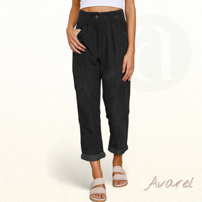 Eleganti geradi Passform Hose mit hohe Taille für en styliche Look