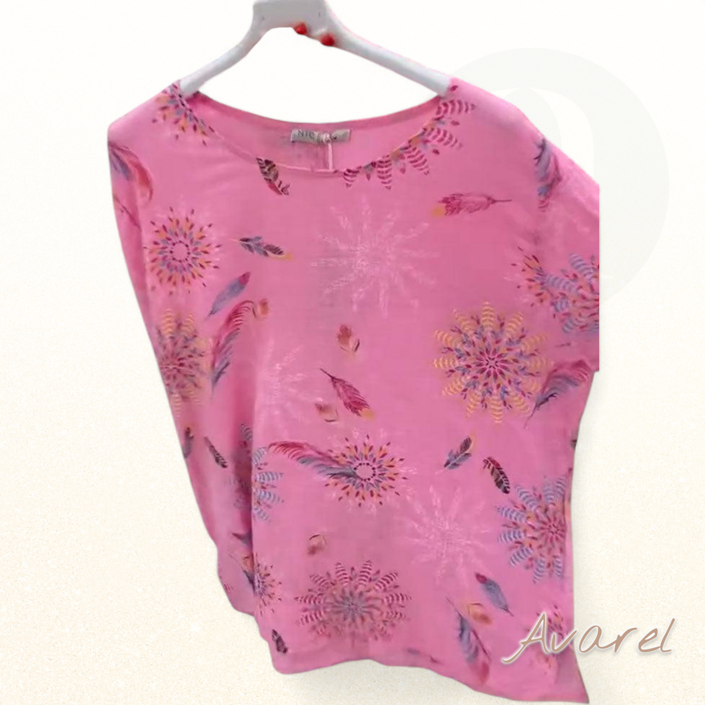 Langarm T-Shirt mit stilvollem Druck für en trendige Look