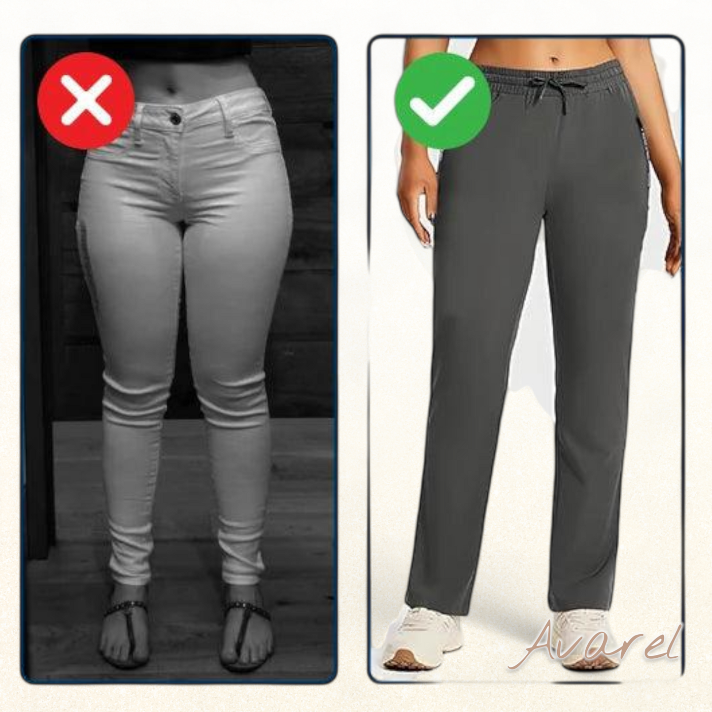 Ultralächte Damenhose uus Stretch-Wissee für maximale Komfort und lässige Stil