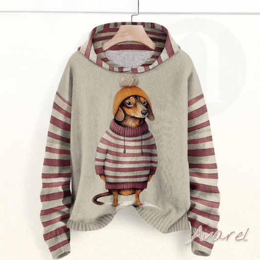 Damen Stylisch Polo Fajime mit Trendigem Muster – Das Ultimative Winter-Modeaccessoire