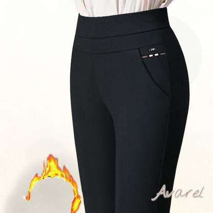 Stilvoll Hochtaillierte Hose mit praktische Tasche für de perfekte Look