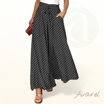 Schlauch mit Polka-Punktmuster, langer Druckdesign