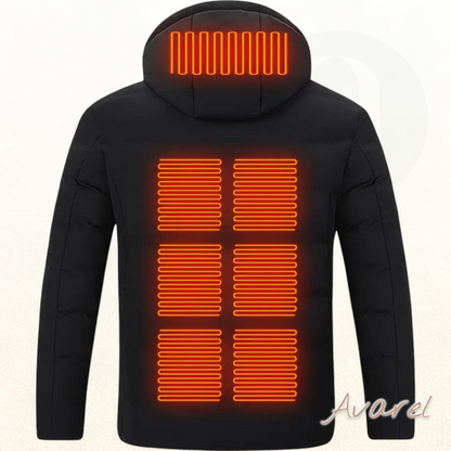 Komfortabli gepolsterte Jacke mit innovativer Heiztechnik für optimalen Komfort