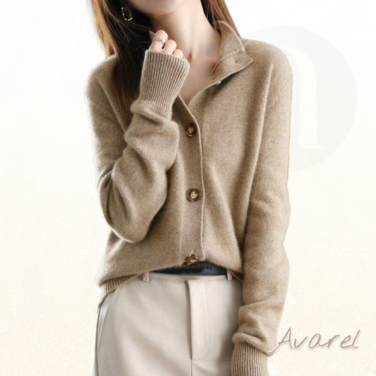 Morona Damen Wärmendi und Bequemi Stricklederjacke - Stylischi und Kuscheligi Outerwear