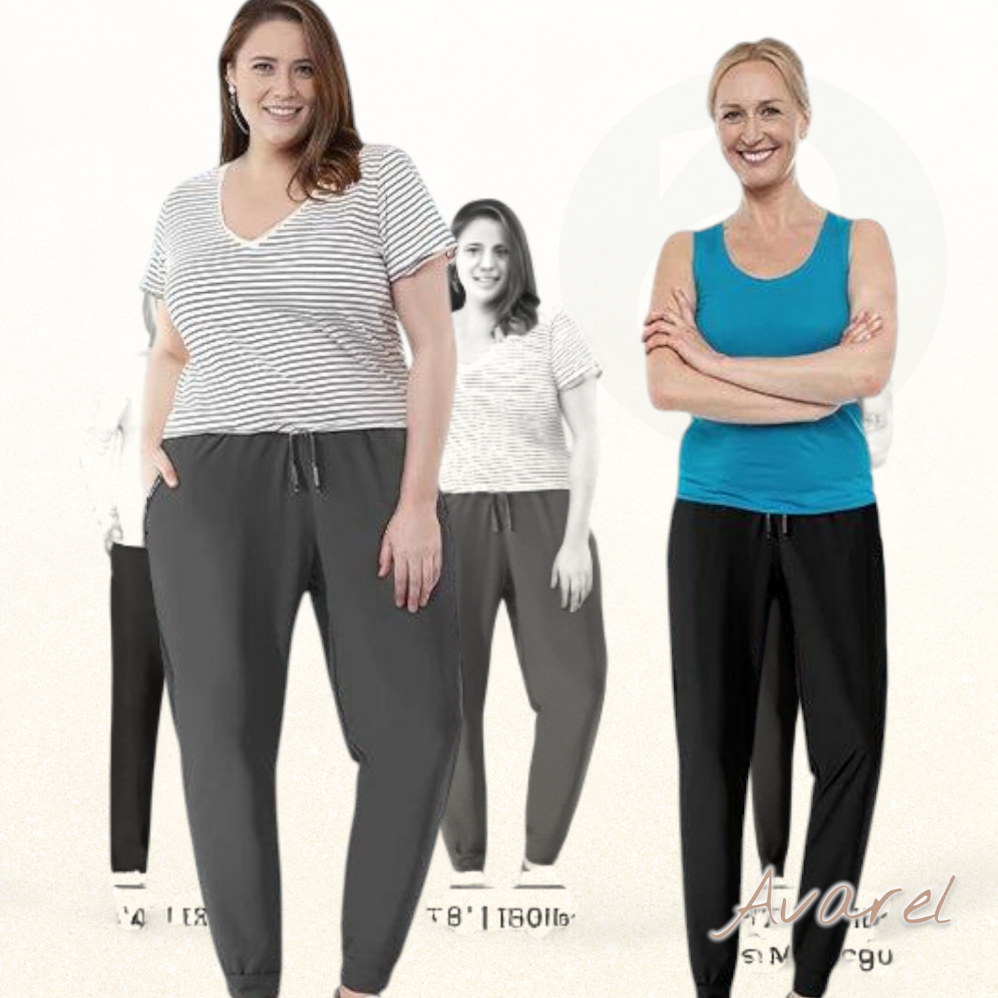 Ultralächte Damenhose uus Stretch-Wissee für maximale Komfort und lässige Stil