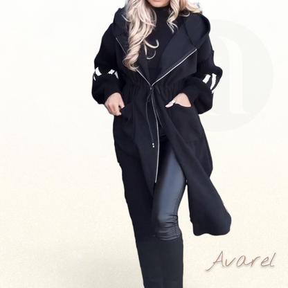 Stilvoller langem Mantel mit bequemen, lässigen Taschen