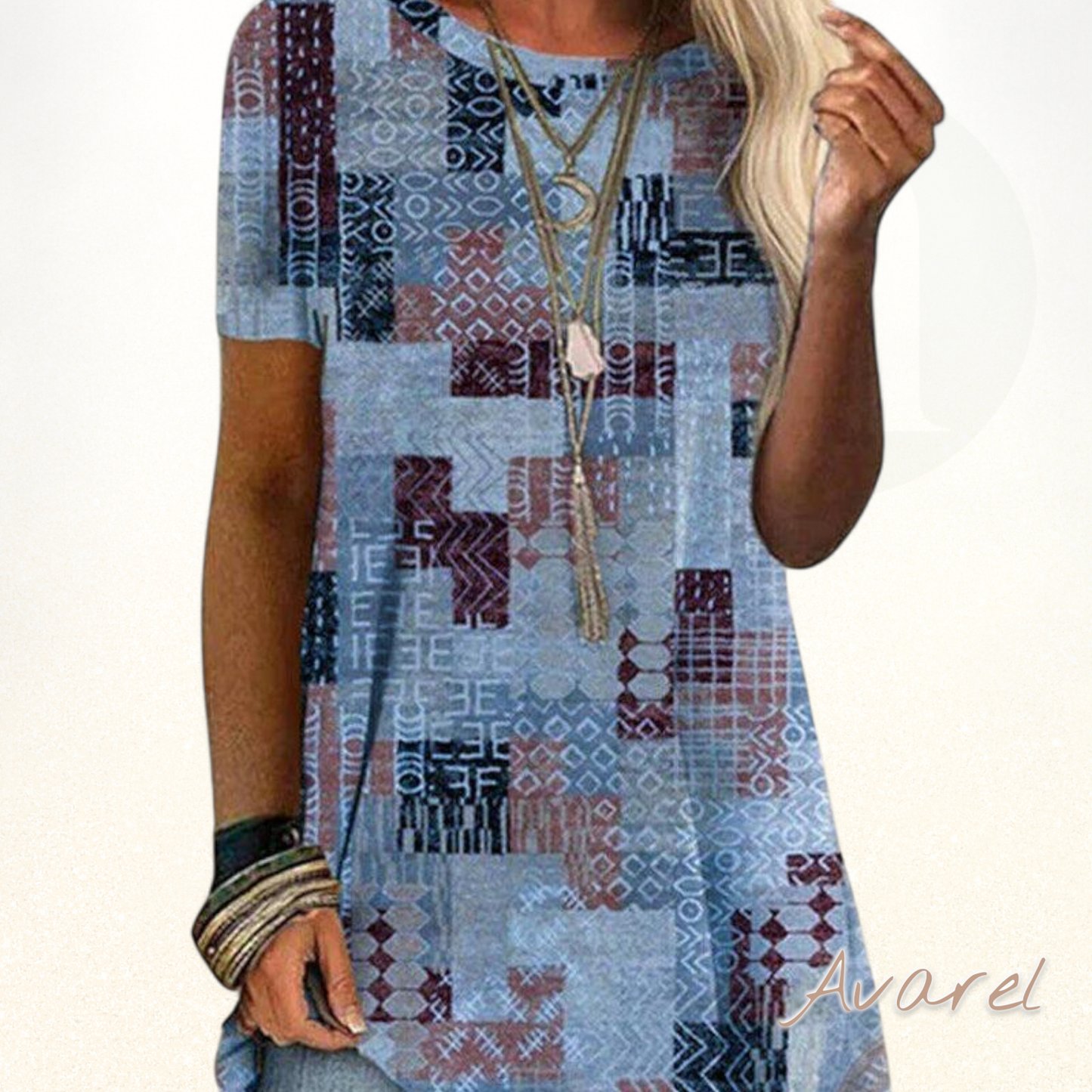 Stilvolls Churzärm-Teeshirt mit einzigartigem Druck