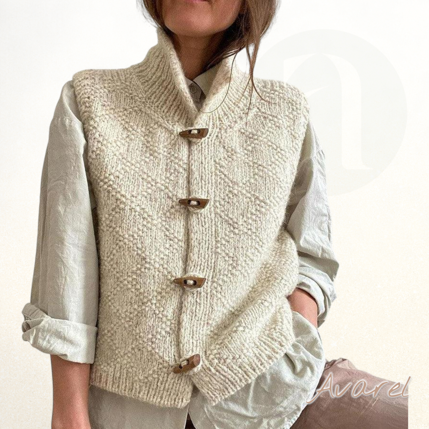 Chic Frauä Pullover Cardigan - Däl ultimativ trendy und stilvoll Look