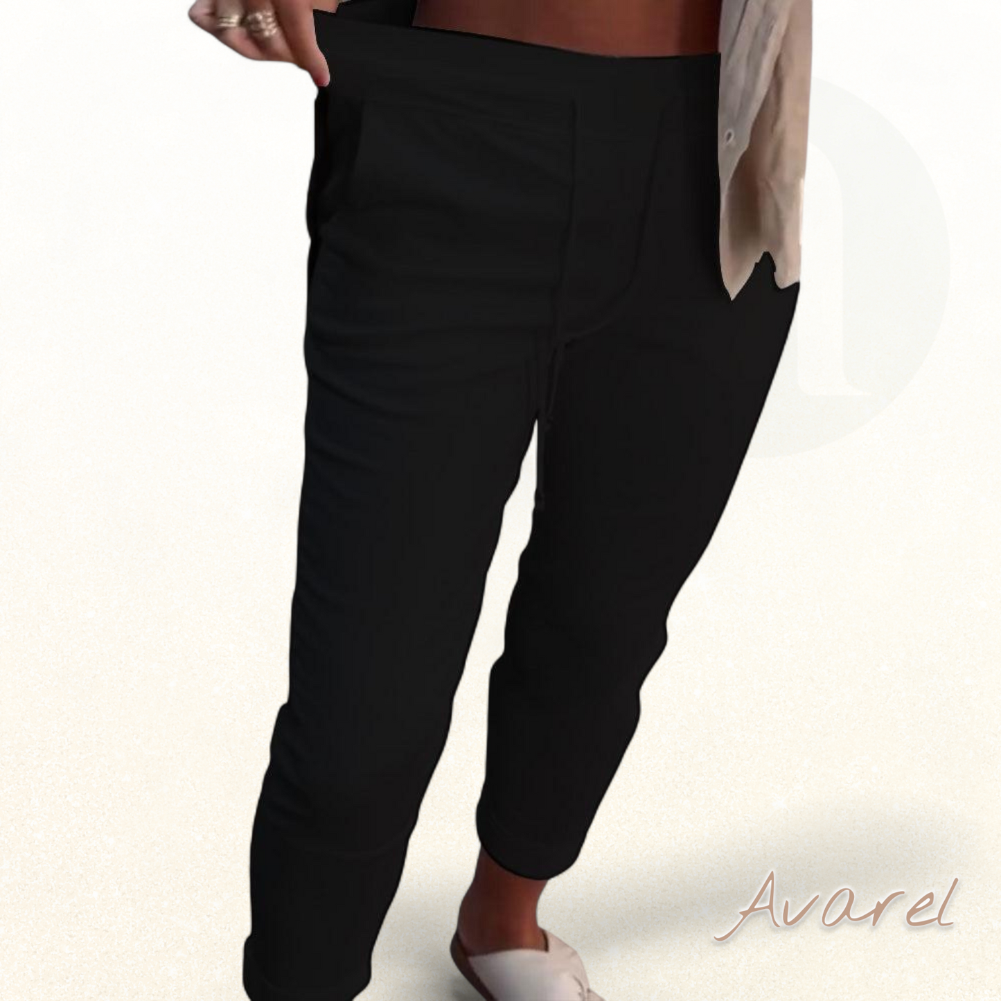 Schicke Bleistiftshose mit bequemem Kordelzug für de perfekte Look