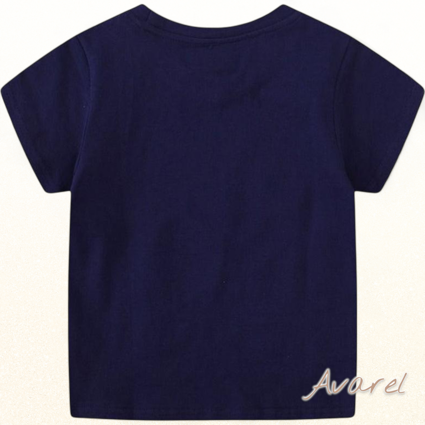 Läbenswiltigs Chind-T-Shirt mit fasziniert Dämonstrier-Design, das glüet