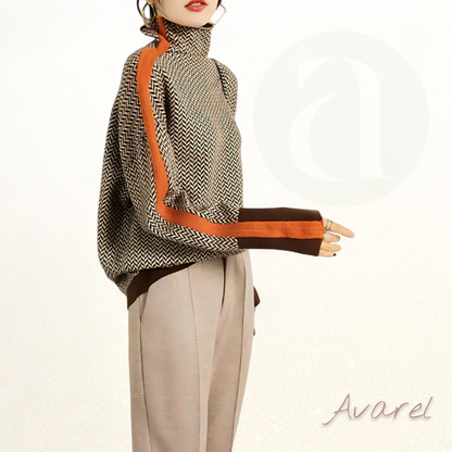 Eleganter und bequemer Damenstöff - Moderner Winterpullover mit Langarm für en einzigartige Stil