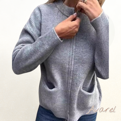 Cartoon Strickjacke modisch komfortabel mit Vordertasche leicht für Wärme und Stil