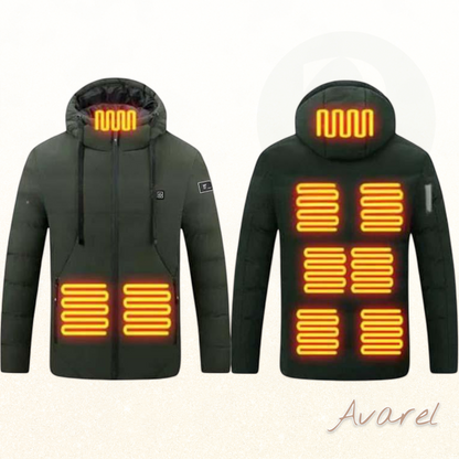 Komfortabli gepolsterte Jacke mit innovativer Heiztechnik für optimalen Komfort