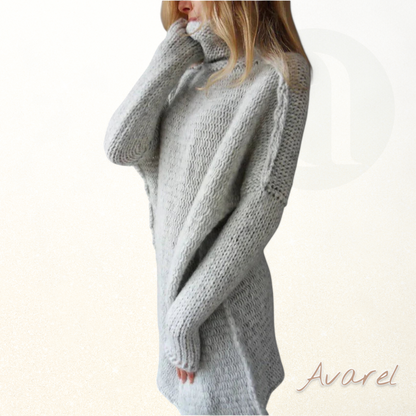 Chlii grauer lockerer Pull-Over für Frauen, stilvoll und vielseitig, perfekt für alli Anlässe