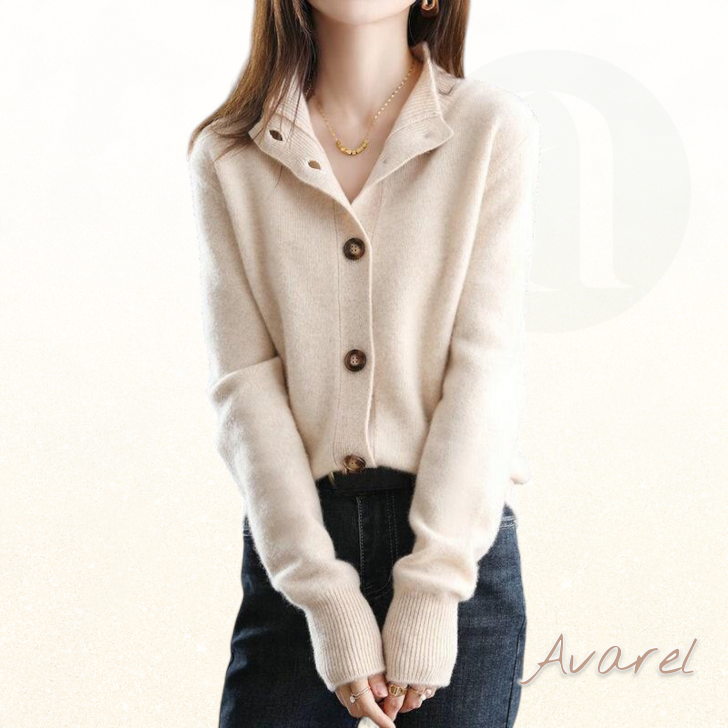 Morona Damen Wärmendi und Bequemi Stricklederjacke - Stylischi und Kuscheligi Outerwear