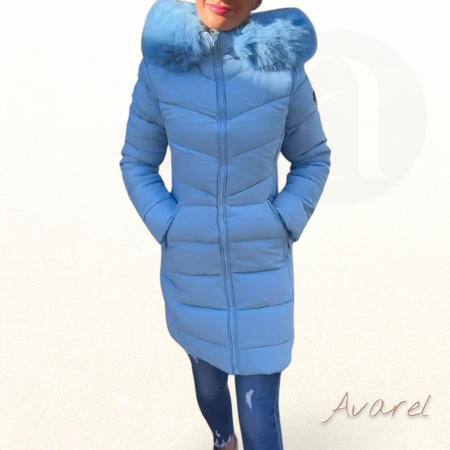 Bequemi ewazwärti wattieri Jacke mit Reissverschluss und praktische Tasche