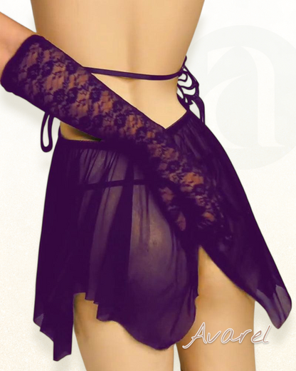 Chic und bequem Übergrössen-Nachthemd für erholsame Schlaaf