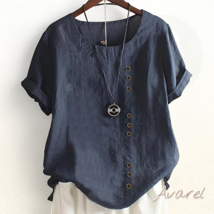 Stilvolligs eifärgigs Kurzaröm-Oberteil für jeden Anlass