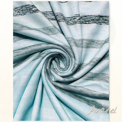 Stilvolls gestreifts T-Shirt mit Rundhalsausschnitt und Churzarm