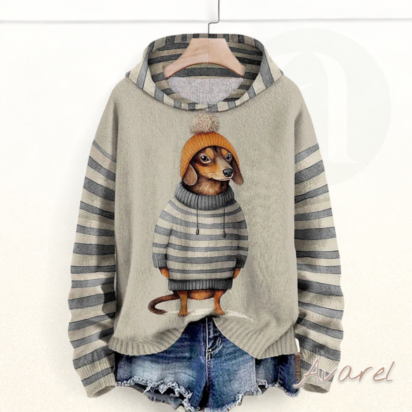 Damen Stylisch Polo Fajime mit Trendigem Muster – Das Ultimative Winter-Modeaccessoire