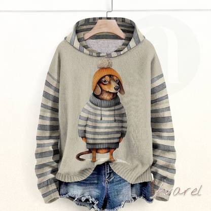 Damen Stylisch Polo Fajime mit Trendigem Muster – Das Ultimative Winter-Modeaccessoire