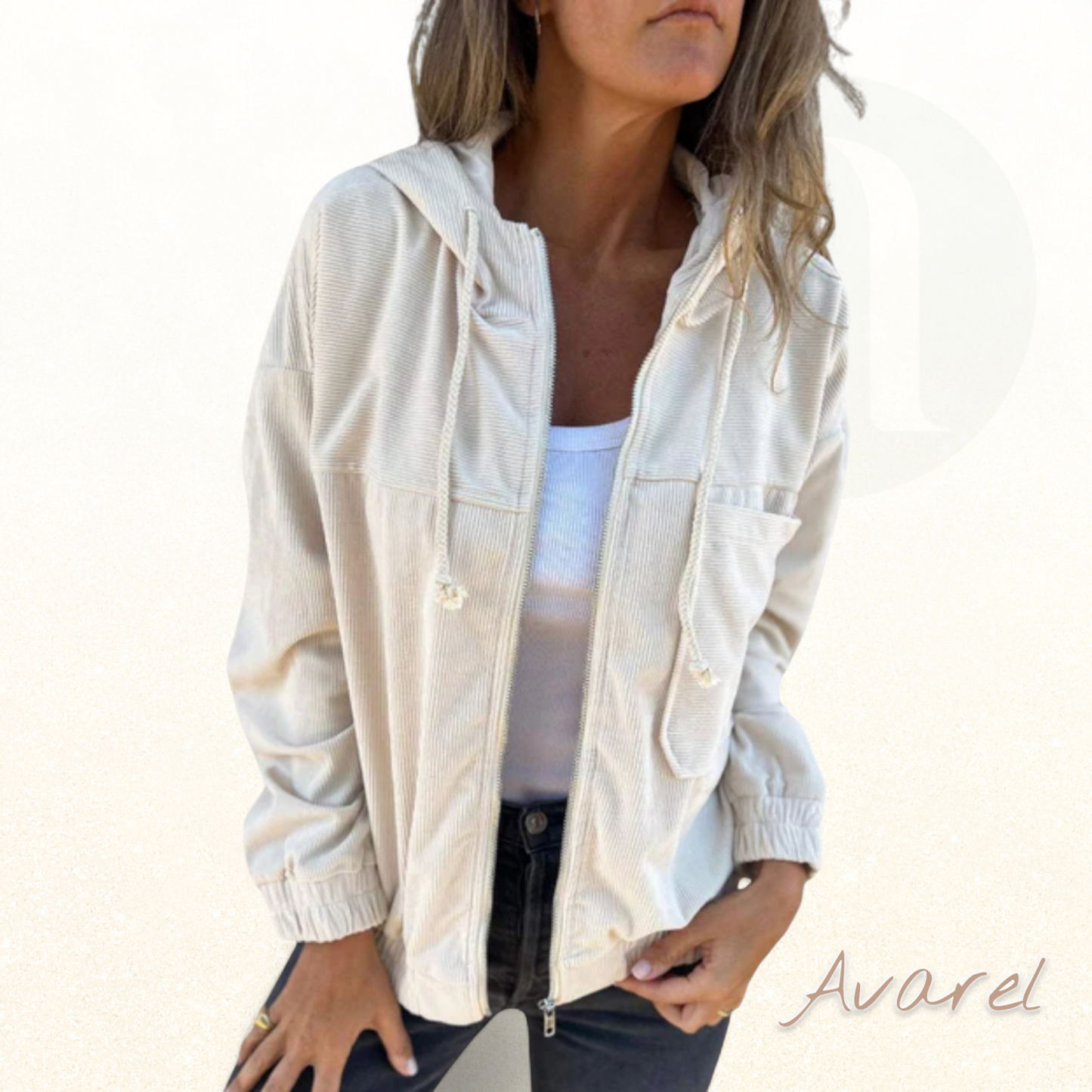 Vintage glänzendi Jacke und Weste mit Reissverschluss und Kapuze – bring Stil und Frische in dini tägliche Look