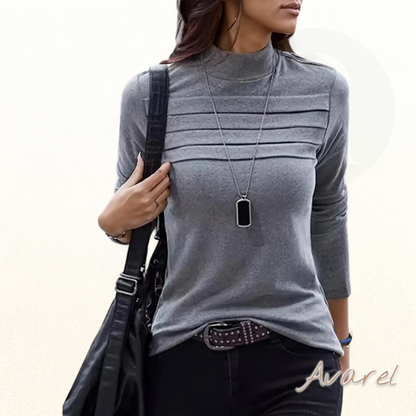 Elegante Top mit Slim Fit und plissiertem Design für e stylishe Look