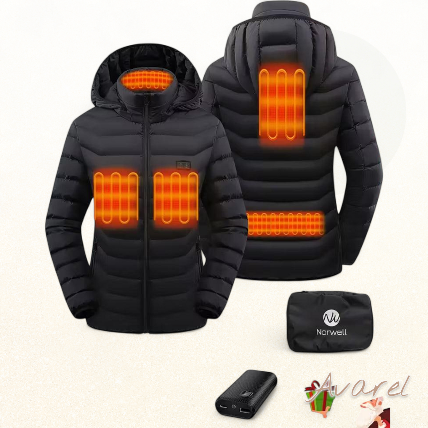 Hochwertige Intelligente Heizkapuzen-Baumwolljacke für optimalen Komfort