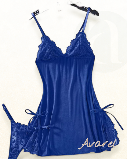 Verführerische sexy Dessous mit tiefem V-Ausschnitt