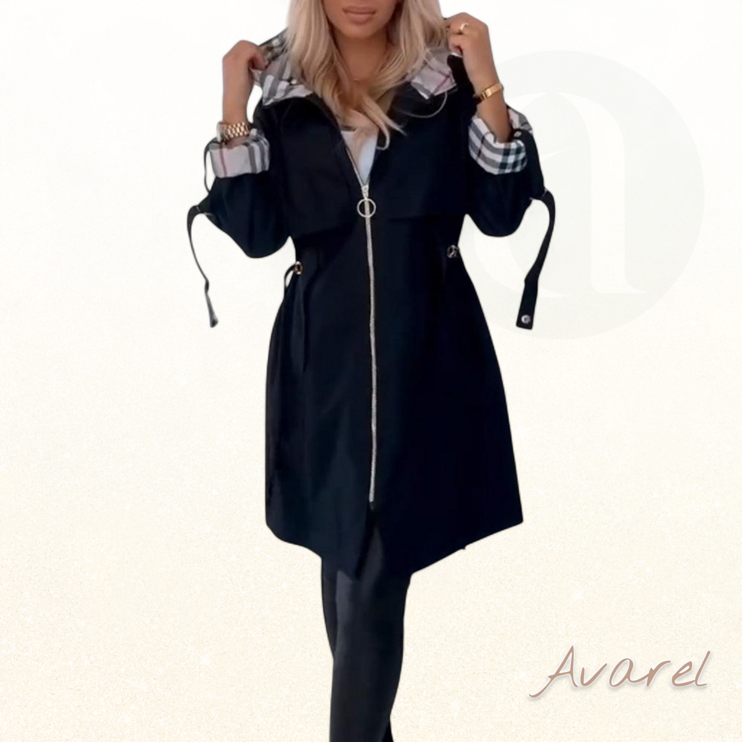 Stilvolle Trenchcoat mit Kapuze – Vielseitigi Jacke für jede Anlas